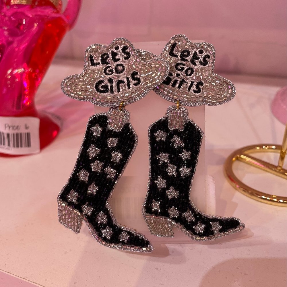 Let’s Go Girls Beaded Earrings